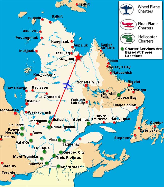 Chibougamau Charter Flights